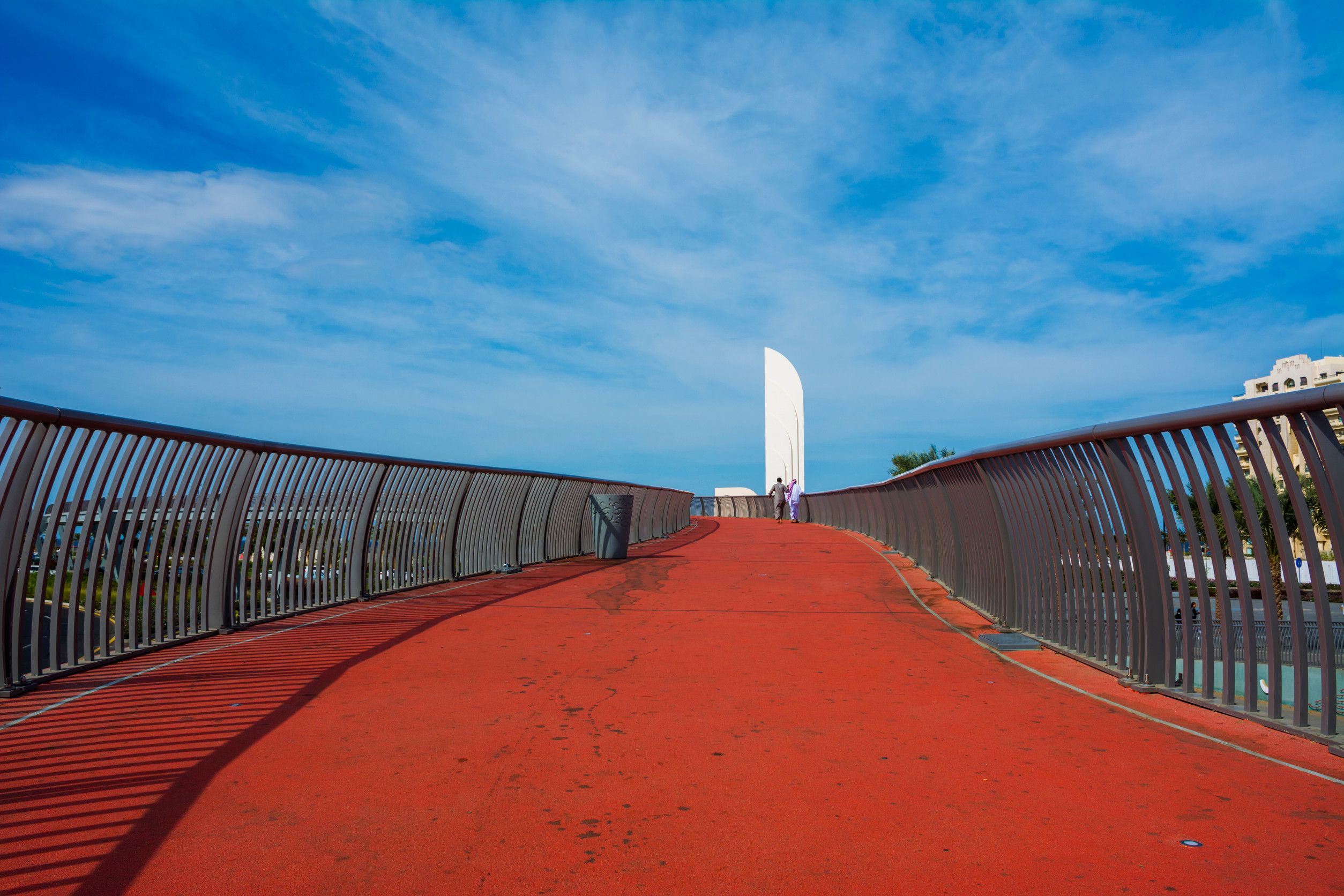 Beautiful Red Carpet Footbridge In New Beach Jeddah Saudi Arabia Jeddah Waterfront Beautiful Red Carpet Footbridge In New Beach Jeddah Saudi Arabia Jeddah Waterfront