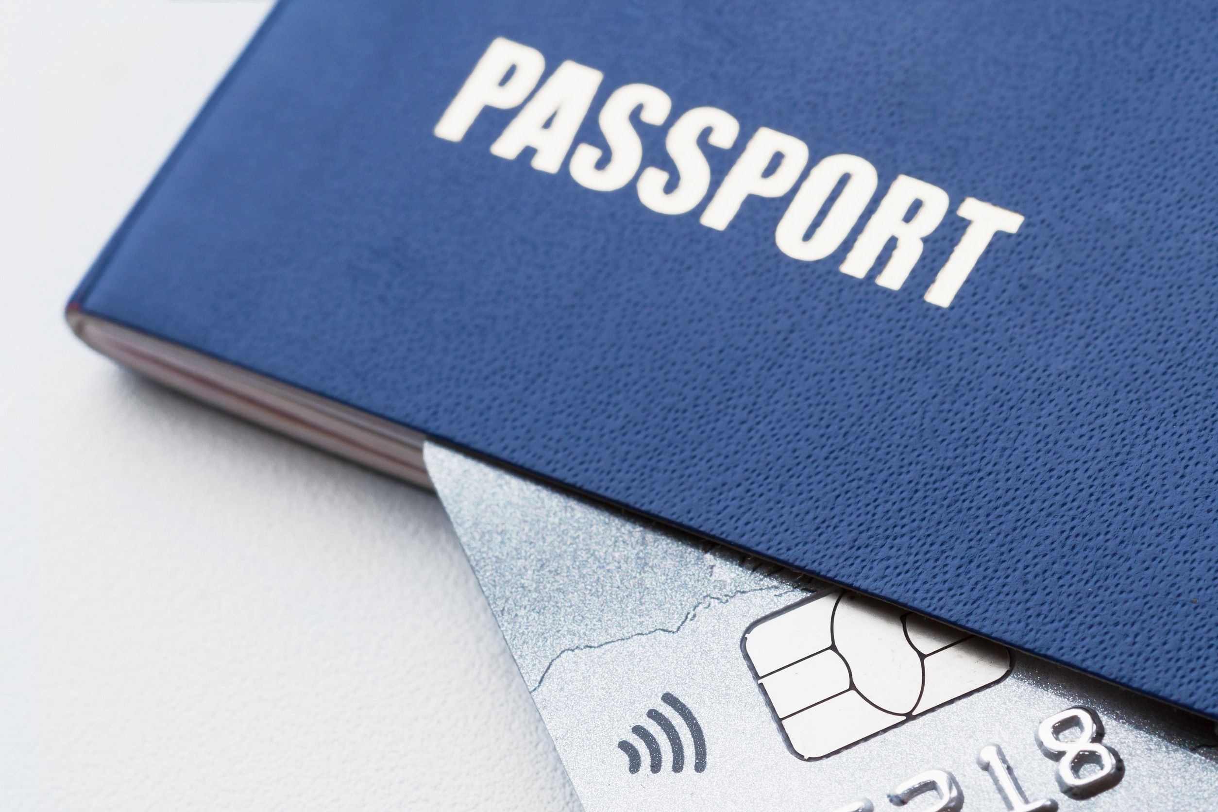 Passport With A Credit Card Passport With A Credit Card